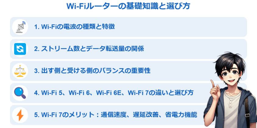 Wi-Fiルーターの基礎知識や選び方