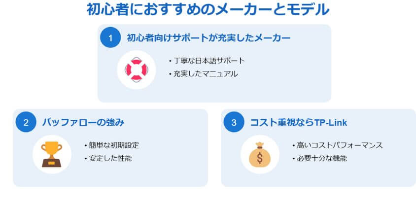 初心者におすすめのメーカーとモデル